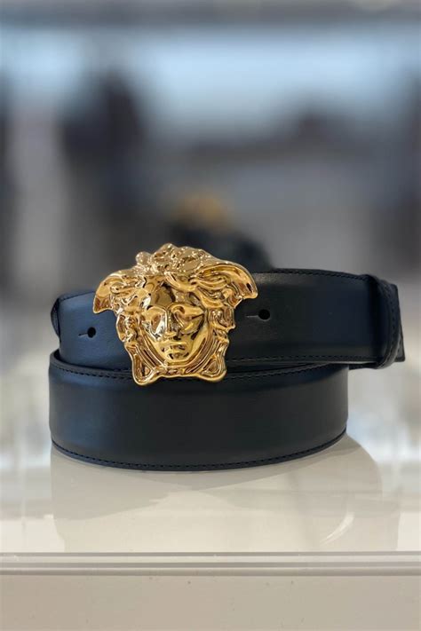 Versace la medusa leather belt